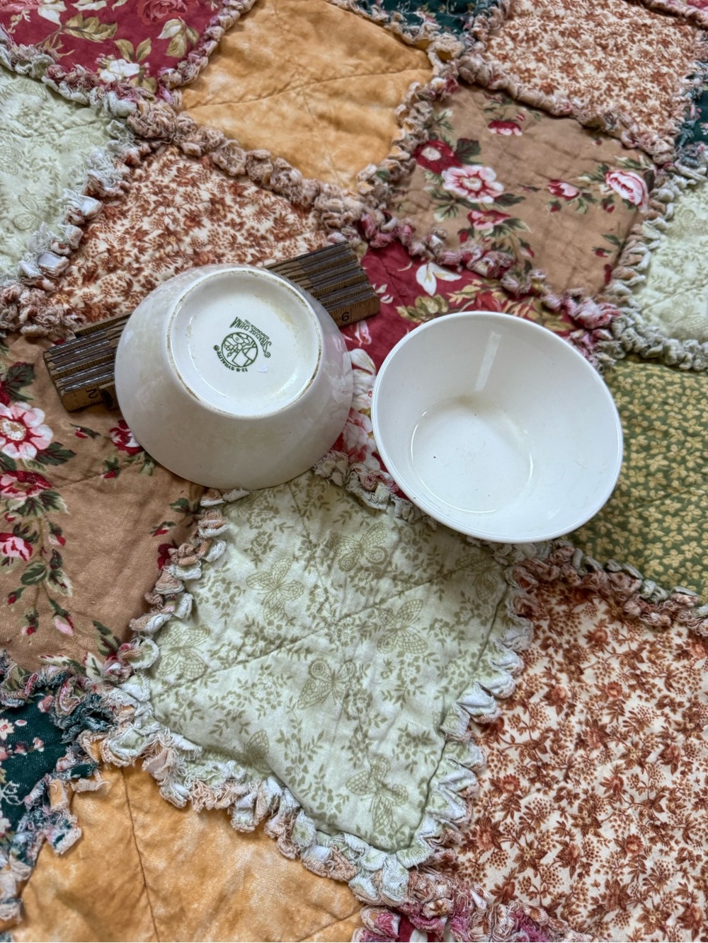 White Ceramic Mixing Bowls by Syracuse China - Set of 2